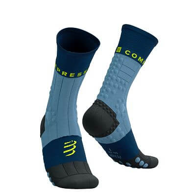 Compressport Pro Racing Socks Winter Trail denim/poseidon