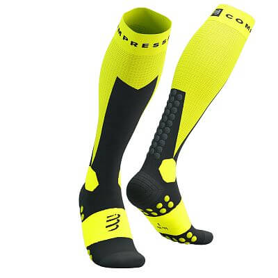 Compressport Ski Touring Full Socks safe yellow / black