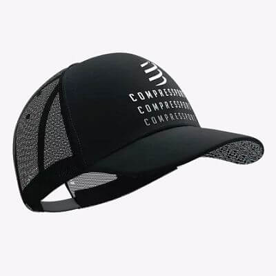 Compressport Trucker Cap Black Edition 2023 black/white