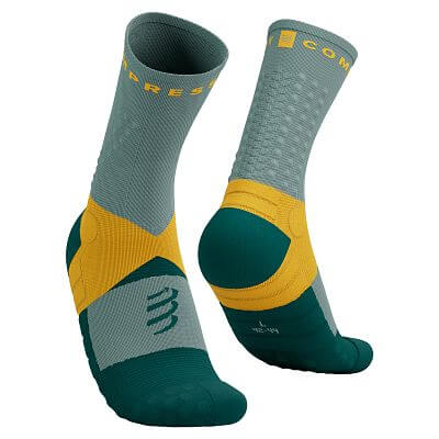 Compressport Ultra Trail Socks V2.0 slate grey / saffron