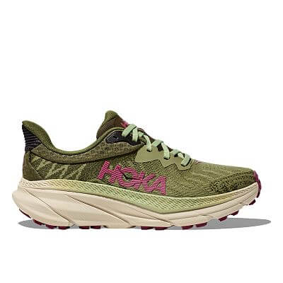 Hoka Challenger ATR 7 Wide W forest floor/beet root