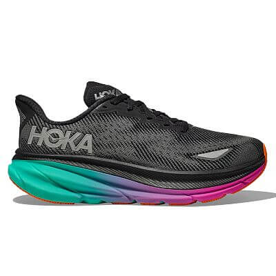 Hoka Clifton 9 GTX W black / electric aqua