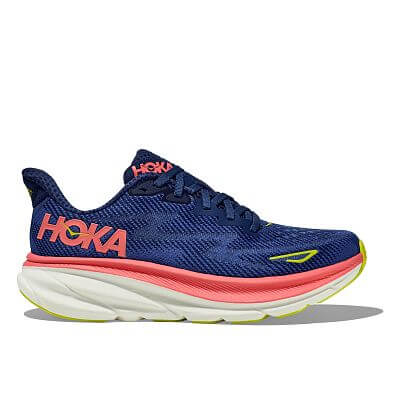 Hoka Clifton 9 Wide W evening sky / coral