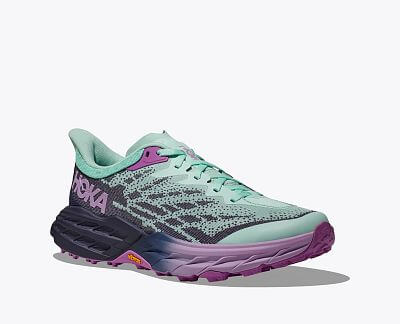 Hoka Speedgoat 5 W sunlit ocean / night sky