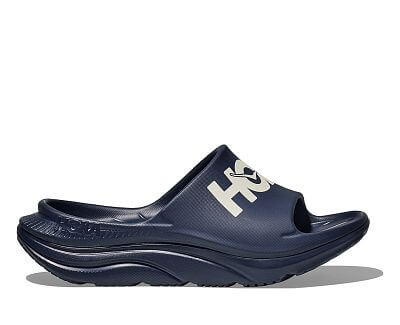 Hoka U Ora athletic Slide varsity navy/white