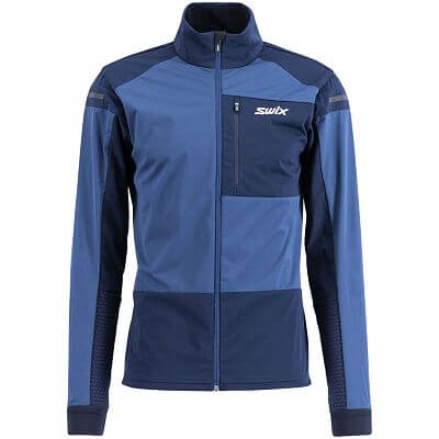 Swix Dynamo Jacket M lake blue/dark navy